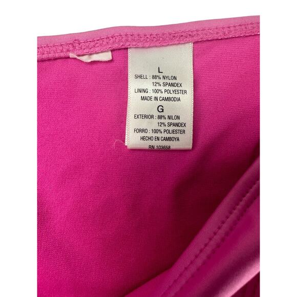 Inmocean Bikini Bottom Pink Stretchy Ties Size Large New Without Tags - Picture 3 of 4